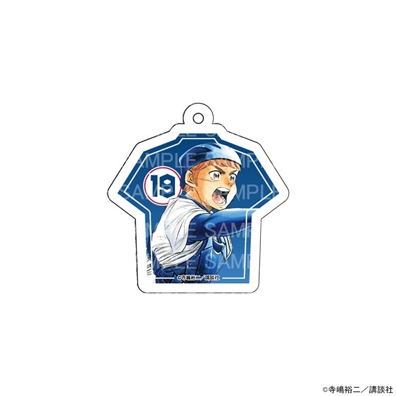 【予約 09/03 発送予定】 原作 ダイヤのA actⅡ ユニフォーム風キーホルダー 由井 薫 グッズ