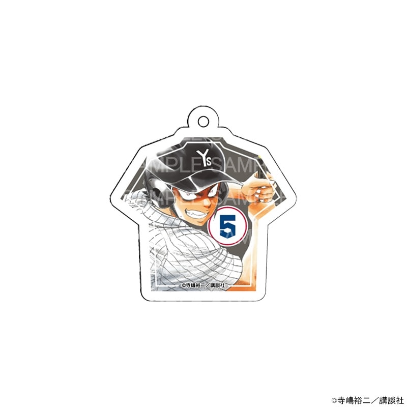 【予約 09/03 発送予定】 原作 ダイヤのA actⅡ ユニフォーム風キーホルダー 轟 雷市 グッズ