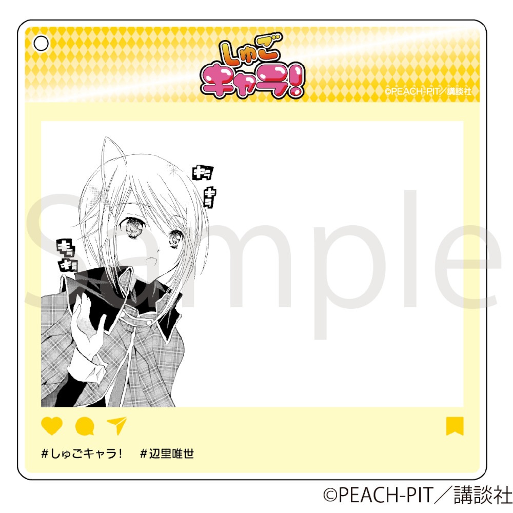 【 予約 05/15 発送予定】 しゅごキャラ！SNS風ビッグキーホルダー(3) グッズ