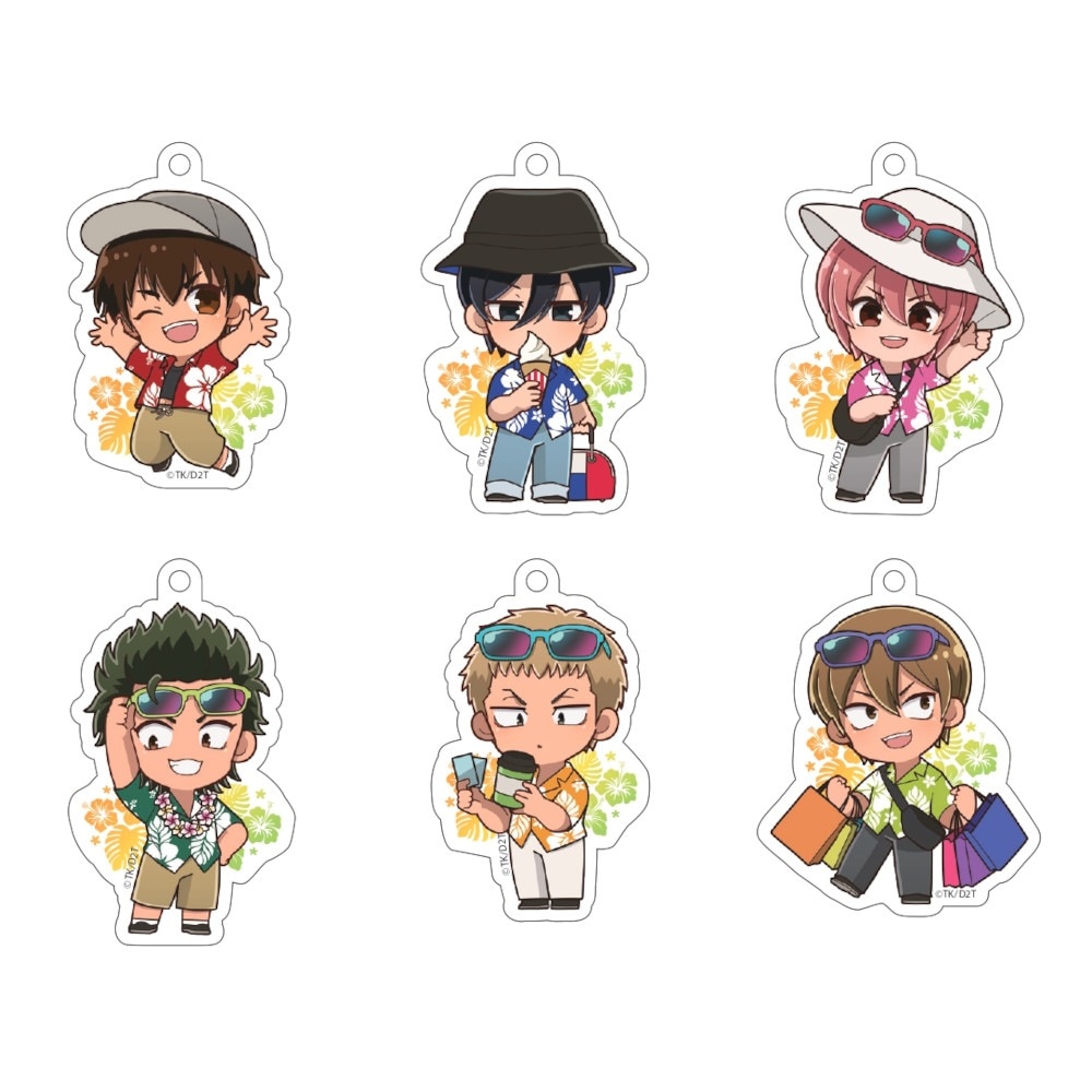 【予約 12/03 発送予定】 TVアニメ「ダイヤのA actⅡ」 (旅行ver) アクリルキーホルダー BOX(A) ※BOX販売 グッズ