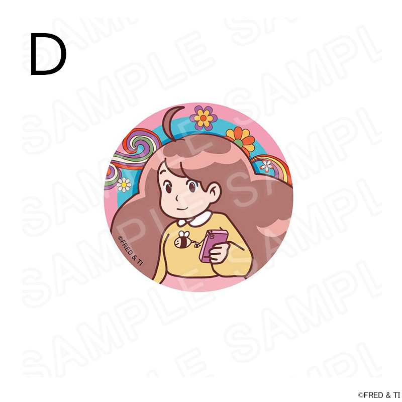 ビーとパピーキャット 缶バッジＤ グッズ