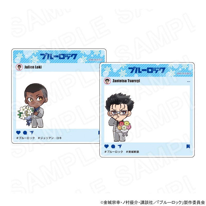 【予約 08/05 発送予定】 TVアニメ『ブルーロック』 SNS風アクリルカード H グッズ