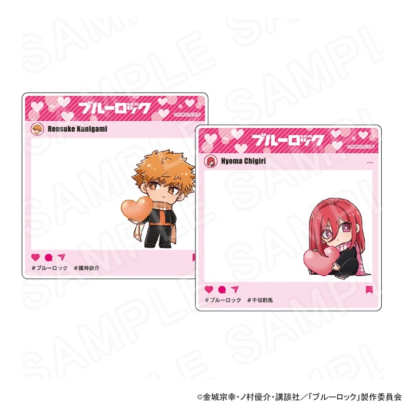 【予約 08/05 発送予定】 TVアニメ『ブルーロック』 SNS風アクリルカード L グッズ
