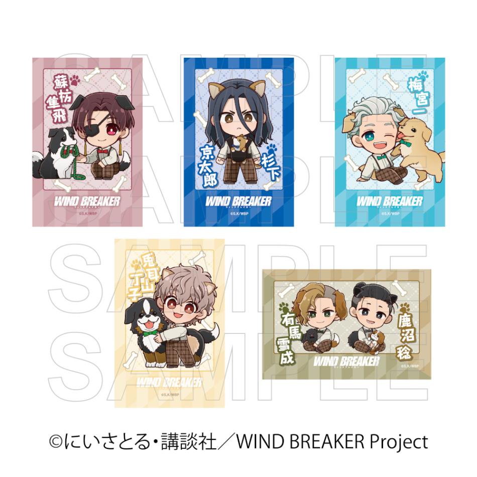 【 07/03 発送予定】 TVアニメ『WIND BREAKER』 チェキ風カードセット 犬の日Ver B ※セット販売 グッズ