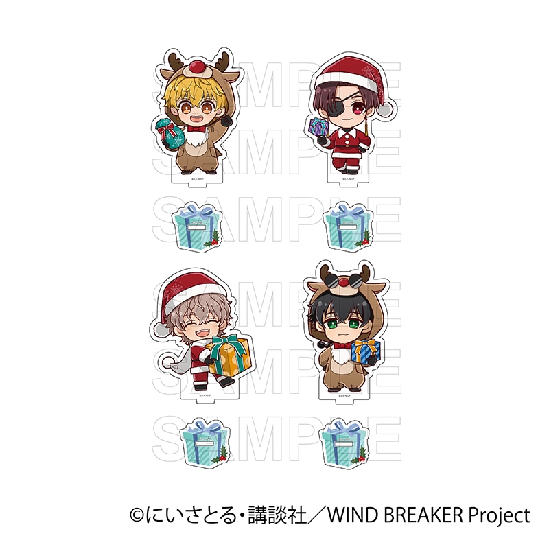 【 08/07 発送予定】 TVアニメ『WIND BREAKER』 アクリルスタンド クリスマスVer セット B ※セット販売