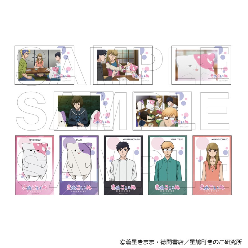 【 12/06 発送予定】 TVアニメ『きのこいぬ』 トレーディングチェキ風カード ※ブラインド販売 グッズ