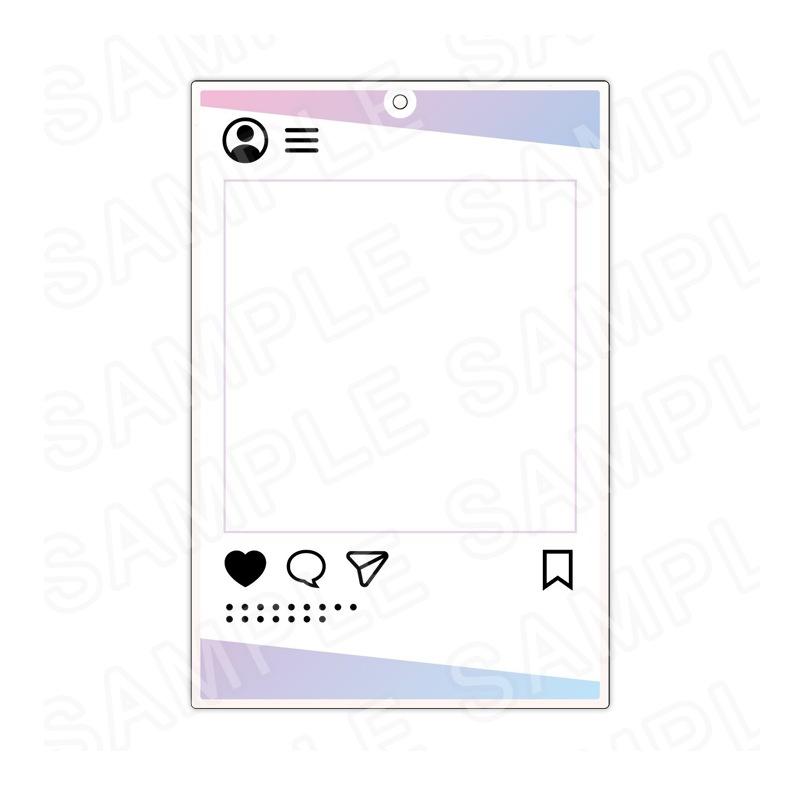 【 12/01 発送予定】 推し活グッズ フレームキーホルダー SNS風 グッズ