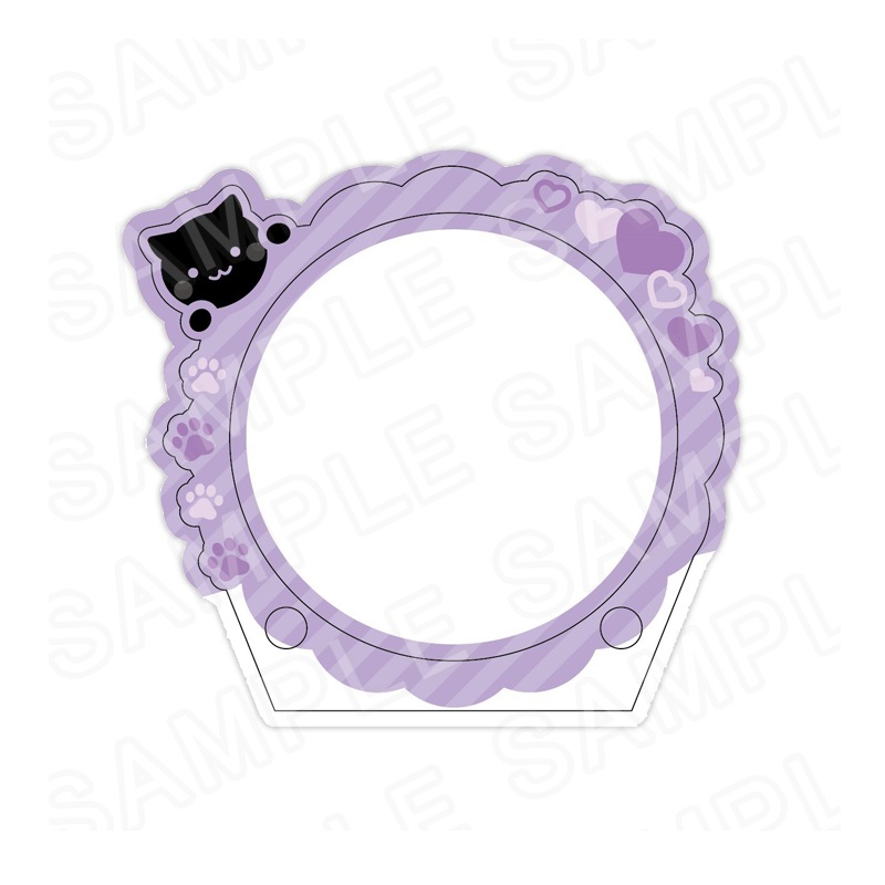 【 12/01 発送予定】 推し活グッズ 缶バッジフレーム ねこ グッズ