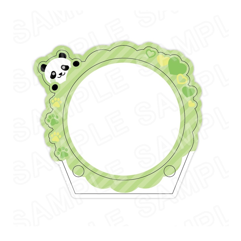 【 12/01 発送予定】 推し活グッズ 缶バッジフレーム パンダ グッズ