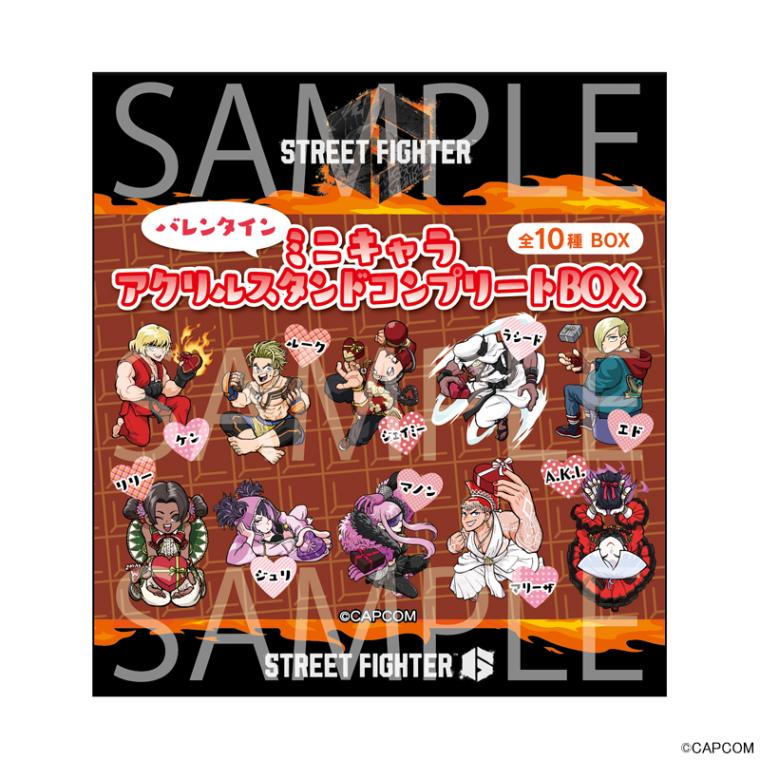 ストリートファイター アクリルスタンド POPUP SHOP セット ストリートファイター6』POPUPSHOP ミニキャラアクリルスタンド