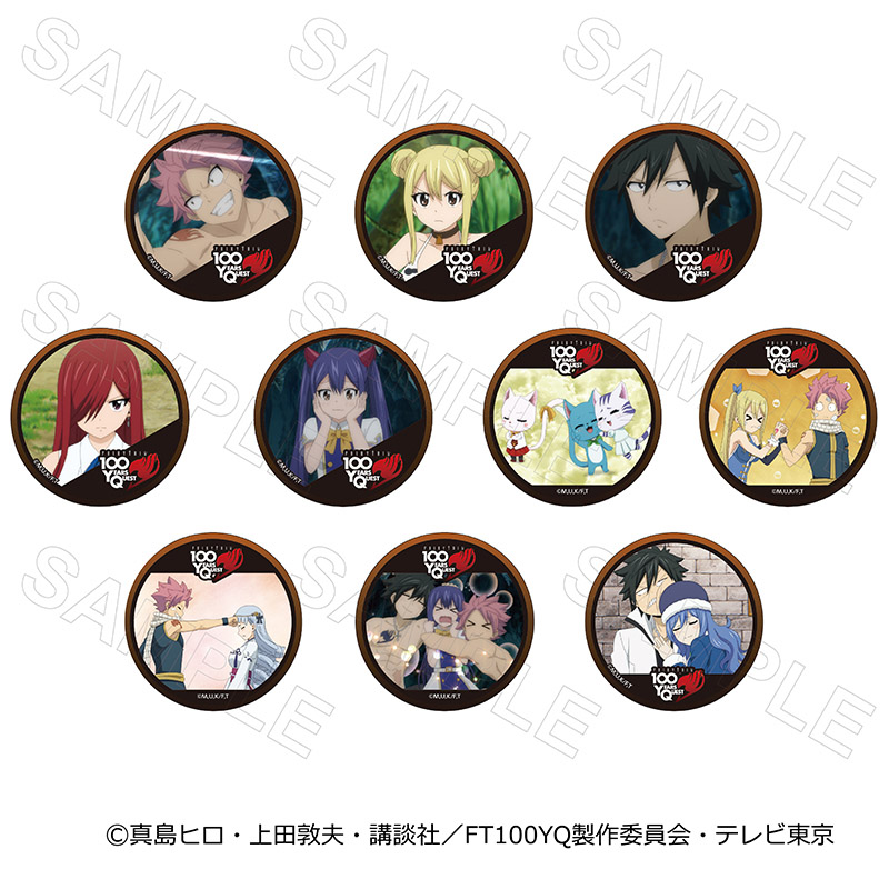 【 08/08 発送予定】 TVアニメ「FAIRYTAIL 100年クエスト」 缶バッジVol.3 バラ ※ブラインド販売 グッズ