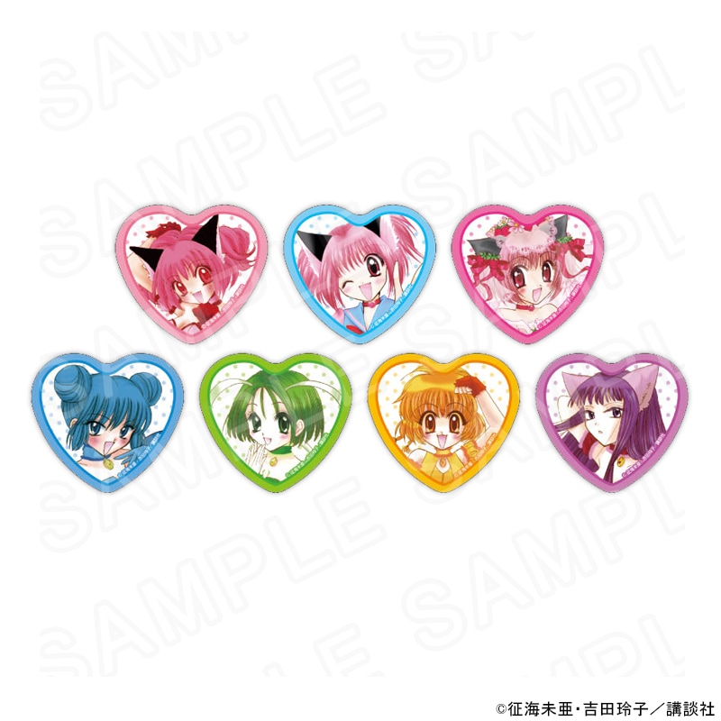 【 01/12 発送予定】 「東京ミュウミュウ」 ハート型缶バッジ ※ブラインド販売 グッズ