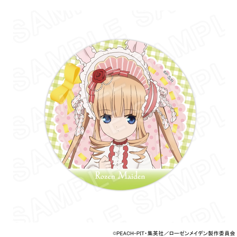 ローゼンメイデン ロールアイス まるくじ 20周年 特典カード 缶バッジ 真紅 TVアニメ『ローゼンメイデン』 描き下ろし缶バッジ(真紅)