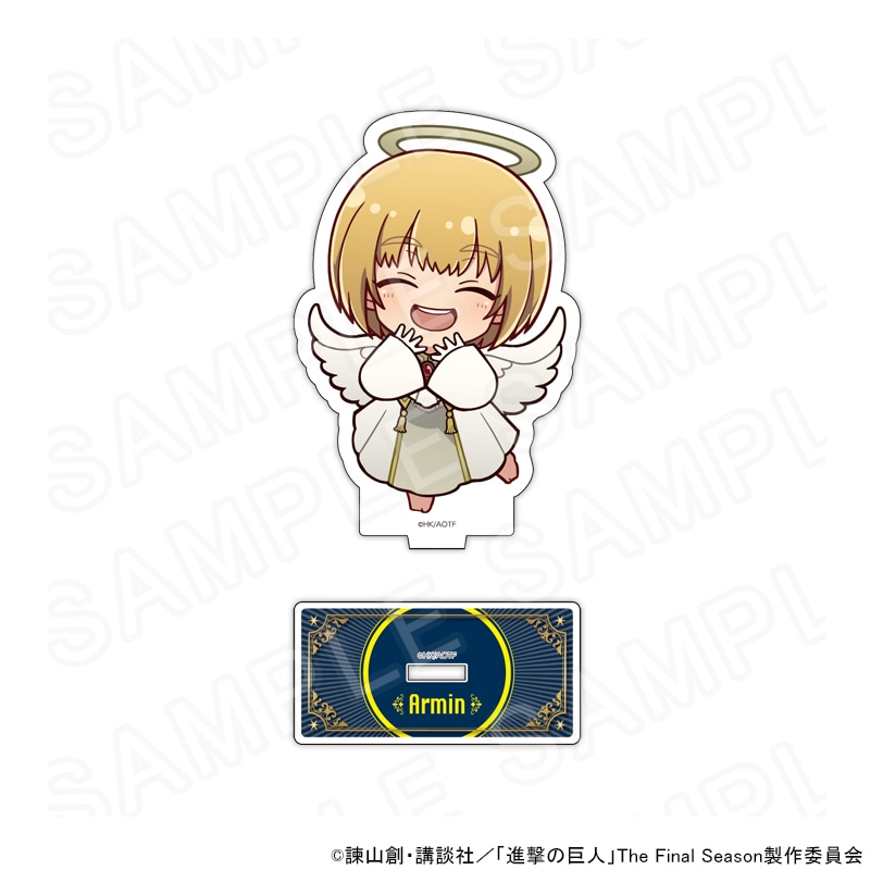 【 07/29 発送予定】 進撃の巨人 ミニキャラアクリルスタンド 天使と悪魔Ver. アルミン・アルレルト グッズ