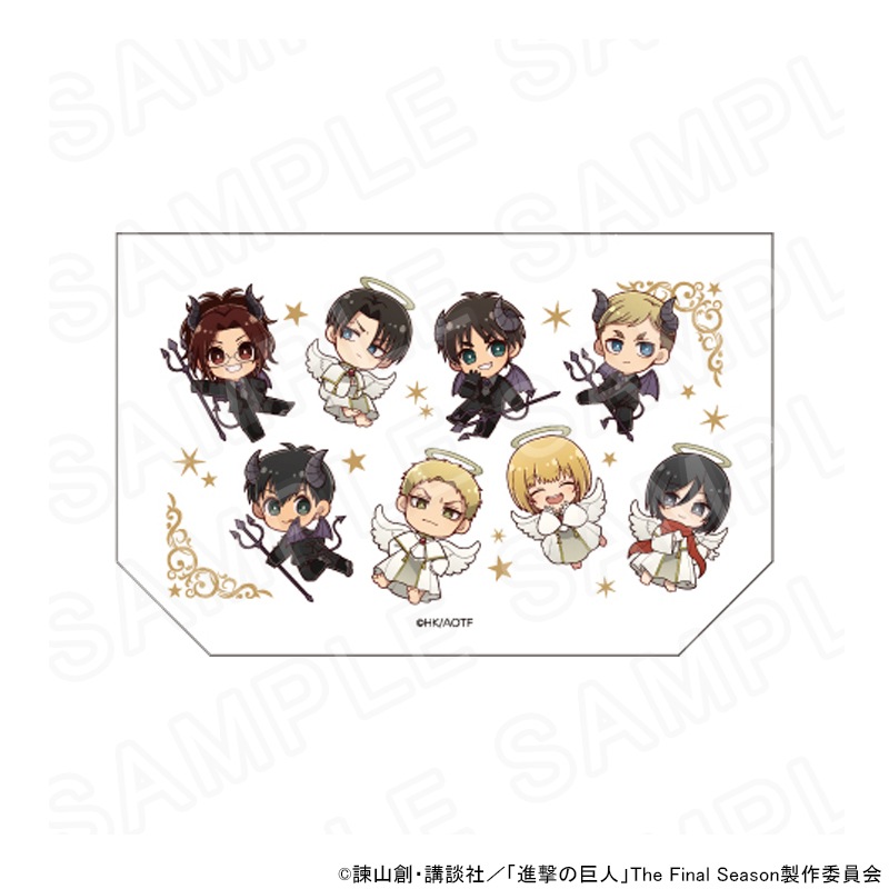 【 05/20 入荷予定】 進撃の巨人 ポーチ 天使と悪魔Ver. グッズ