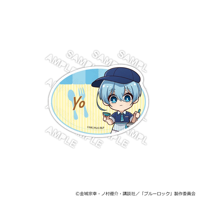 【 12/05 発送予定】 TVアニメ『ブルーロック』 クッキングVer アクリルネームバッジ 氷織 羊 グッズ