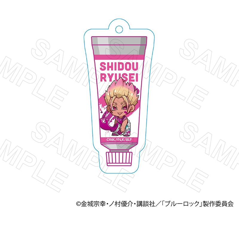 【 12/12 発送予定】 TVアニメ『ブルーロック』 ペイントVer アクリルキーホルダー 士道龍聖 グッズ