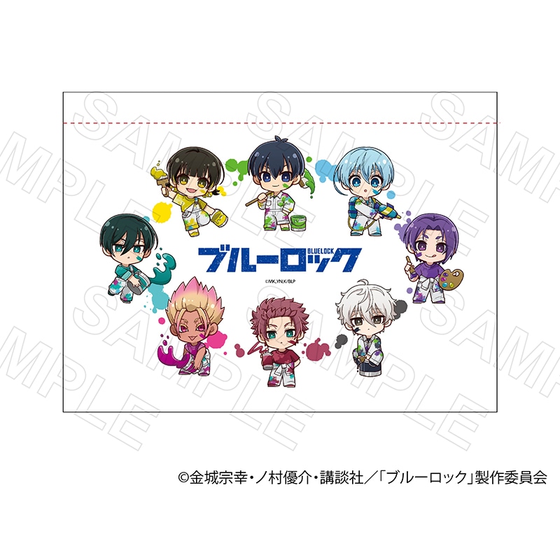 【 11/14 発送予定】 TVアニメ『ブルーロック』 ペイントVer フラットポーチ グッズ