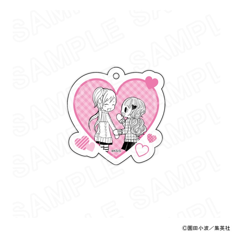 【 07/30 発送予定】 原作「チョコミミ」 ハート型アクリルキーホルダーB グッズ