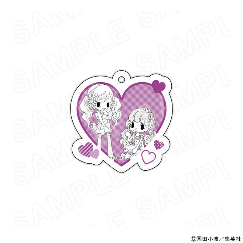【 07/30 発送予定】 原作「チョコミミ」 ハート型アクリルキーホルダーC グッズ