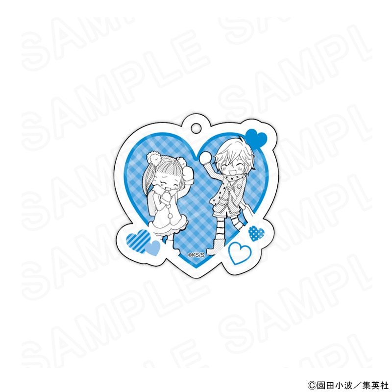 【 07/30 発送予定】 原作「チョコミミ」 ハート型アクリルキーホルダーD グッズ