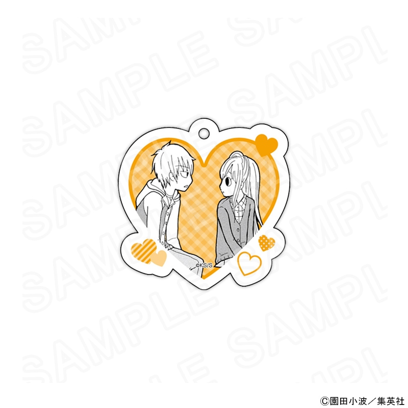 【 07/30 発送予定】 原作「チョコミミ」 ハート型アクリルキーホルダーE グッズ