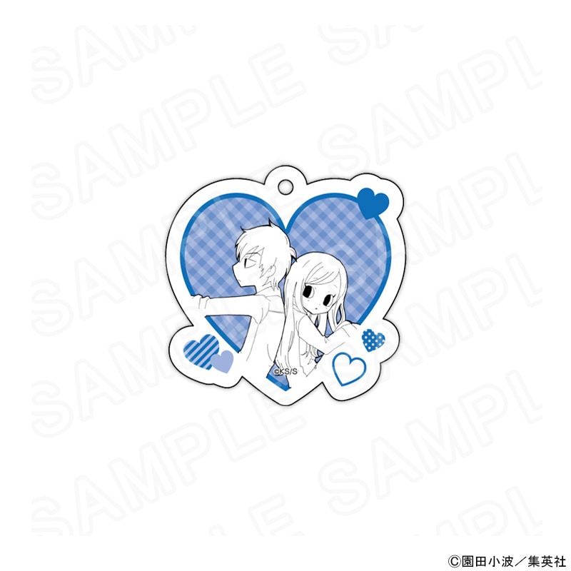 【 07/30 発送予定】 原作「チョコミミ」 ハート型アクリルキーホルダーF グッズ