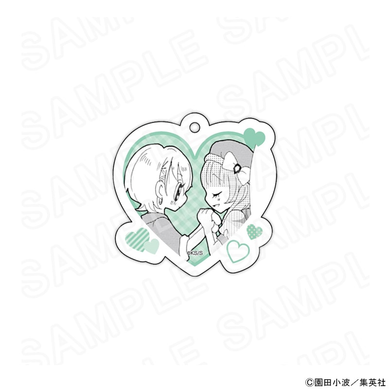 【 07/30 発送予定】 原作「チョコミミ」 ハート型アクリルキーホルダーH グッズ