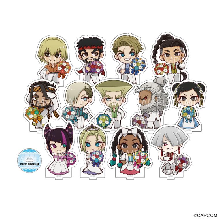 【 08/11 発送予定】 『ストリートファイター6』2周年POPUPSHOP 2周年ミニキャラアクリルスタンド ※ブラインド販売 グッズ