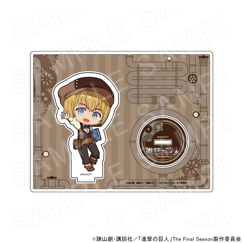 進撃の巨人 アニメイトカフェ 限定 缶バッジ アクスタ エレン 8