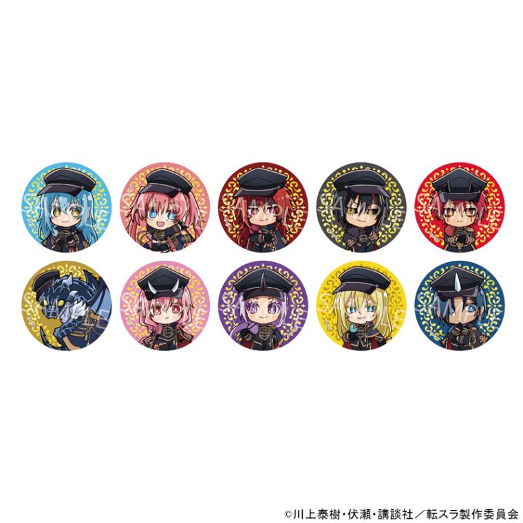 【 12/02 発送予定】 TVアニメ「転生したらスライムだった件」 POPUPミニキャラ缶バッジ ※ブラインド販売 グッズ