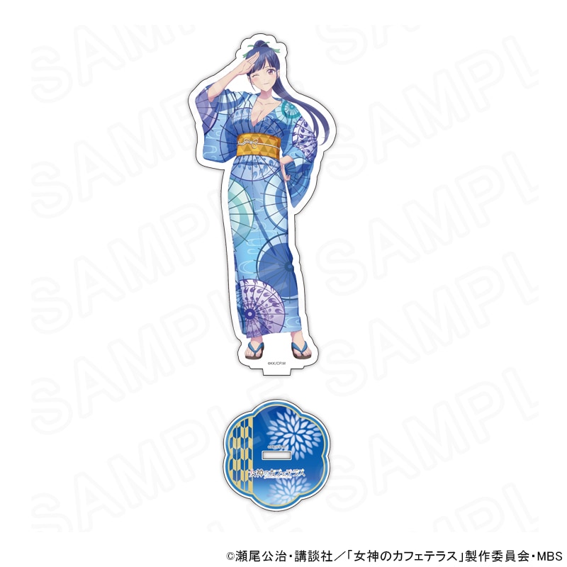 女神のカフェテラス 描き下ろしアクリルスタンド 浴衣 POPUP 歌舞伎町タワー 女神のカフェテラス 描き下ろしアクリルスタンド 浴衣 POPUP