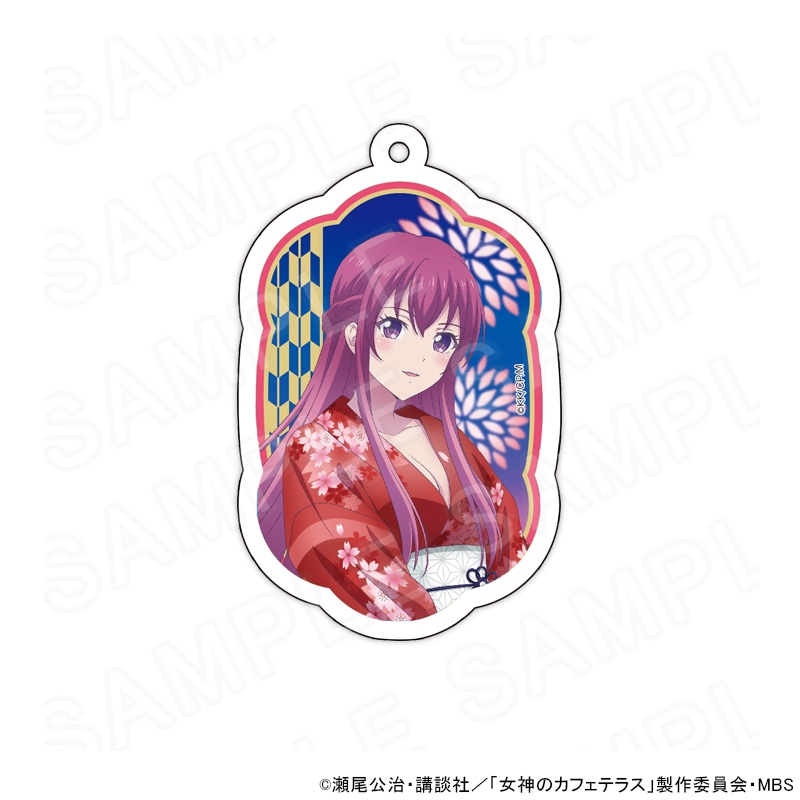 女神のカフェテラス】 アクリルキーホルダー 幕澤桜花