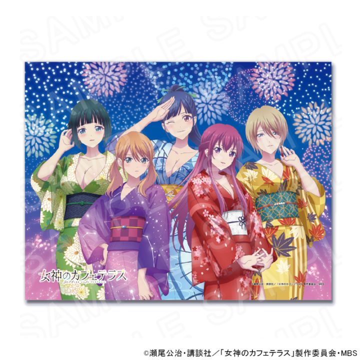 女神のカフェテラス　B2タペストリー　5種セット 女神のカフェテラス 描き下ろしB2タペストリー 全5種 | Title