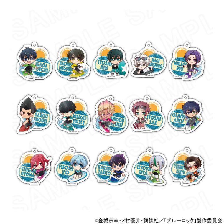 【 11/30 発送予定】 TVアニメ『ブルーロック』 サーフスタイルコレクション アクリルキーチェーン バラ ※ブラインド販売 グッズ