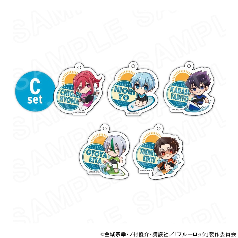 【 04/02 発送予定】 TVアニメ『ブルーロック』 サーフスタイルコレクション　アクリルキーチェーンBOX　C ※BOX販売 グッズ