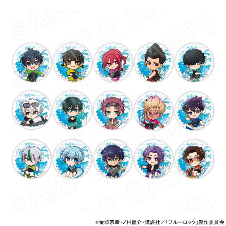 【 02/19 発送予定】 TVアニメ『ブルーロック』 サーフスタイルコレクション　缶バッジ　バラ ※ブラインド販売 グッズ