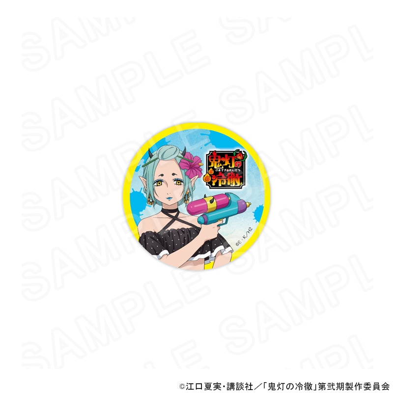 【 12/13 発送予定】 TVアニメ『鬼灯の冷徹』 描き下ろし缶バッジ お香 グッズ