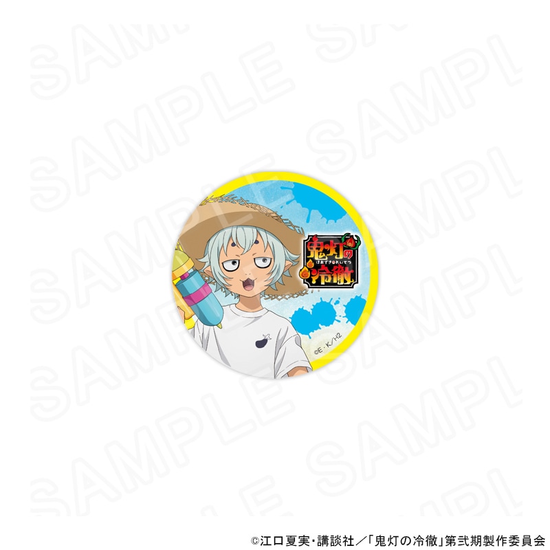 【 12/13 発送予定】 TVアニメ『鬼灯の冷徹』 描き下ろし缶バッジ 茄子 グッズ