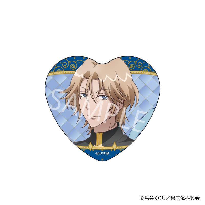 【 01/14 発送予定】 劇場版「美男高校地球防衛部ETERNAL LOVE！」POPUP SHOP描き下ろしハート型缶バッジ[由布院煙] グッズ