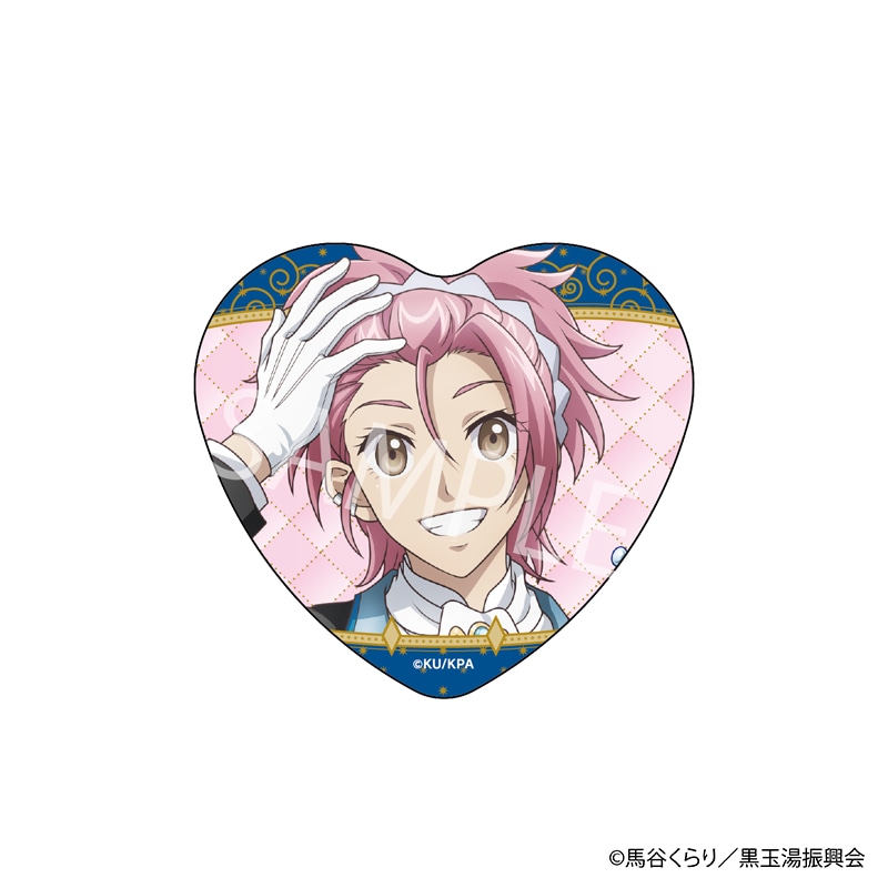 【 01/14 発送予定】 劇場版「美男高校地球防衛部ETERNAL LOVE！」POPUP SHOP描き下ろしハート型缶バッジ[蔵王立] グッズ