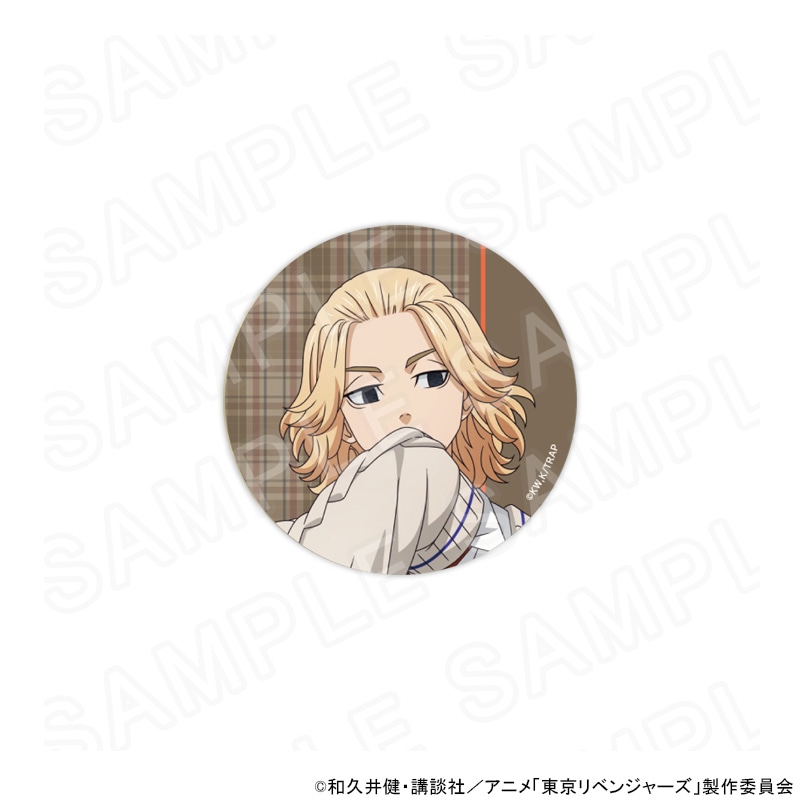 東京リベンジャーズ 佐野万次郎 缶バッジ プリンセスカフェ カフェ TVアニメ『東京リベンジャーズ』 クラシカルカレッジカフェ 描き