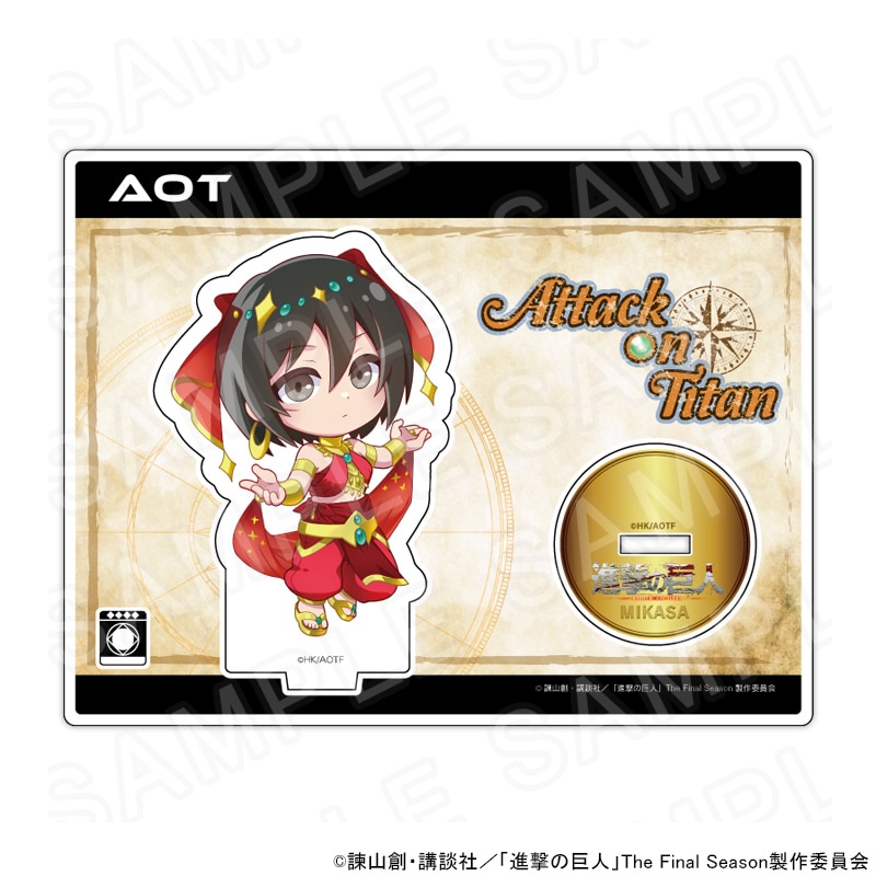 TVアニメ『進撃の巨人』 ミニキャラアクリルスタンド RPGver. (ミカサ)