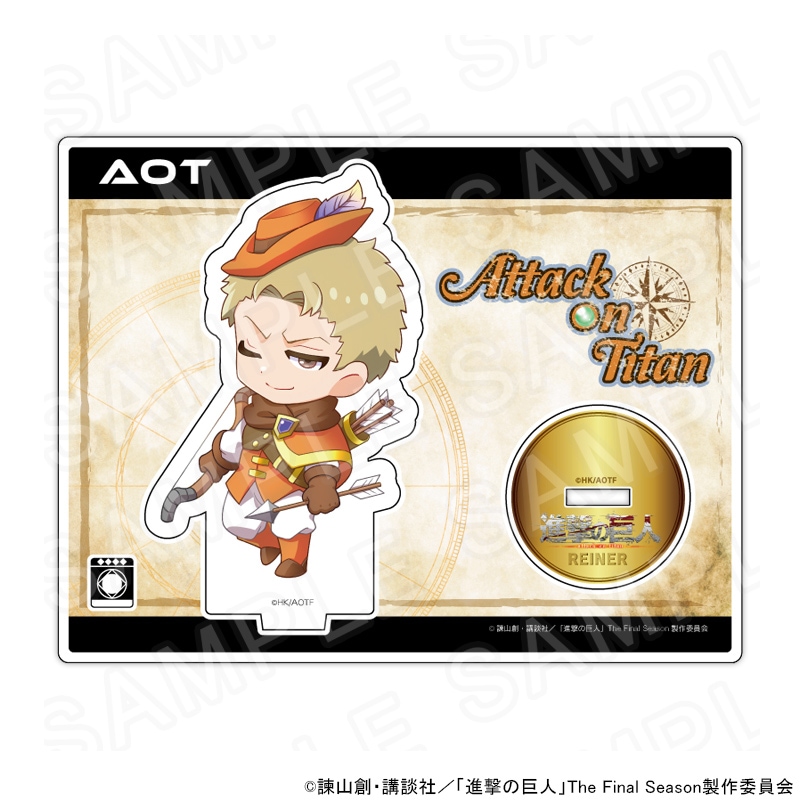 TVアニメ『進撃の巨人』 ミニキャラアクリルスタンド RPGver. (ライナー)