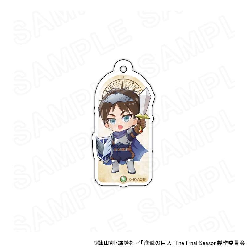 【 04/03 発送予定】 TVアニメ『進撃の巨人』 ミニキャラアクリルキーホルダー RPGver. (エレン) グッズ