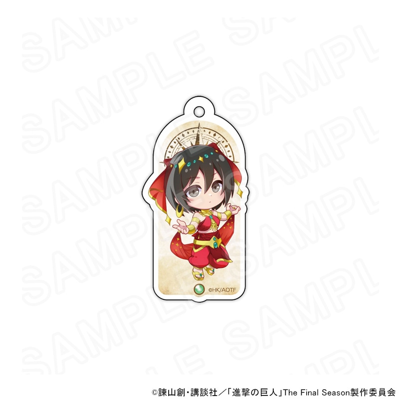 【 04/03 発送予定】 TVアニメ『進撃の巨人』 ミニキャラアクリルキーホルダー RPGver. (ミカサ) グッズ