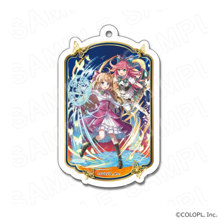 【 12/08 発送予定】 クイズRPG 魔法使いと黒猫のウィズ～黄昏メアレスカフェ〈巡る幸い〉亭～ アクリルキーホルダー フィネア＆〈レベルメア〉 グッズ