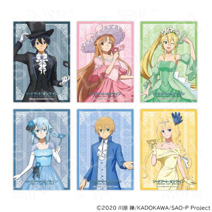【 11/06 発送予定】 アニメ「ソードアート・オンライン 」 描き下ろしブロマイドセット(6枚入り) グッズ