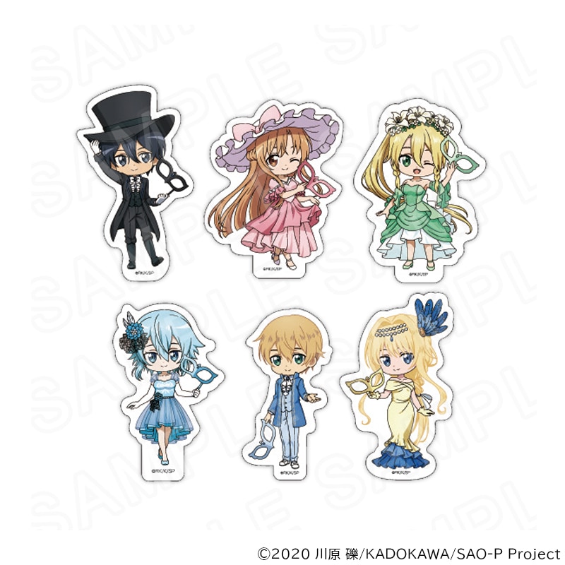 【 12/04 発送予定】 アニメ「ソードアート・オンライン 」 ミニキャラダイカットステッカー ※ブラインド販売 グッズ