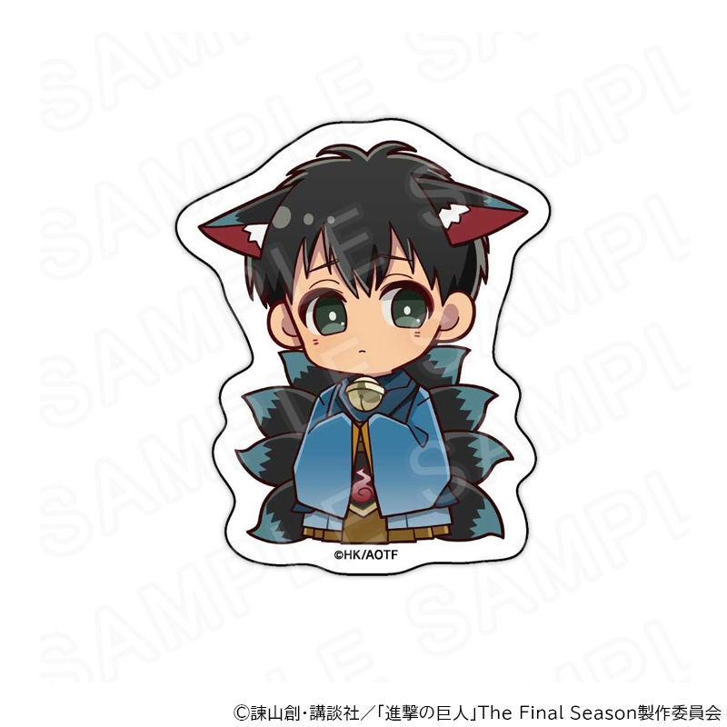 【 02/10 発送予定】 進撃の巨人 ミニキャラステッカー ハロウィンVer.ベルトルト・フーバー グッズ